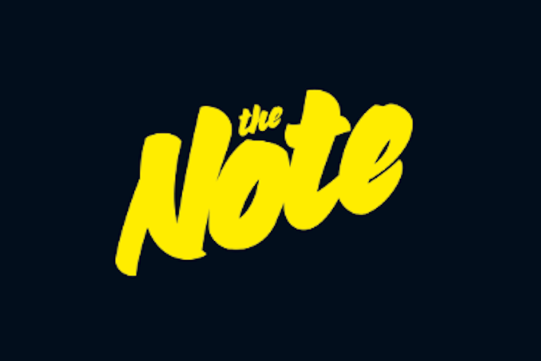 Music publication The Note's logo